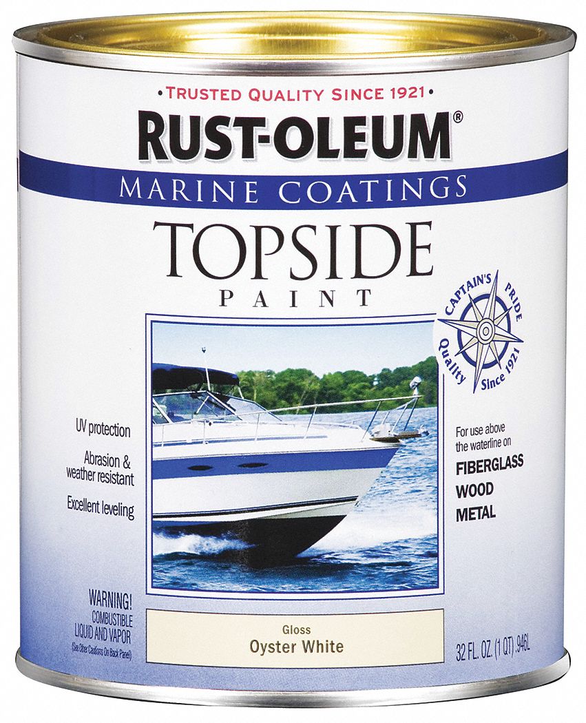 Rust-Oleum Boat Bottom Antifouling Paint: Epoxy, Flat, Blue, 1 Qt Container - 2Gxd6|207013 - Grainger