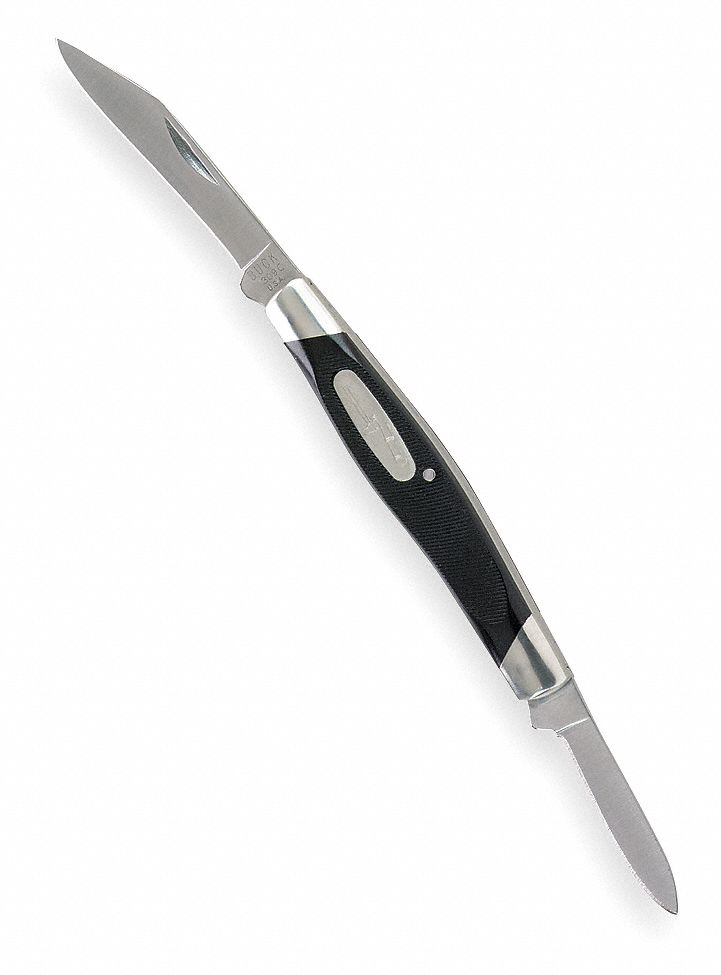 Multiblade Pocket Knife, Clip 2 in, Pen 1 1/2 in Blade Length Grainger