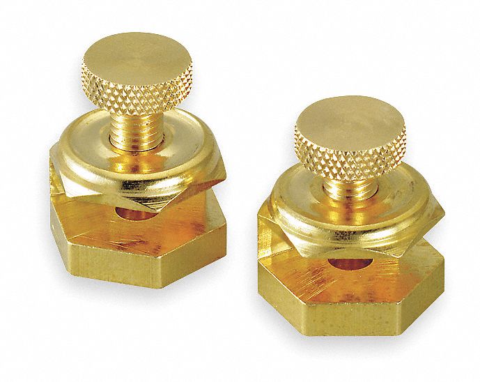 JOHNSON, Brass, Use With Carpenter or Rafter Square, Stair Gauge Set