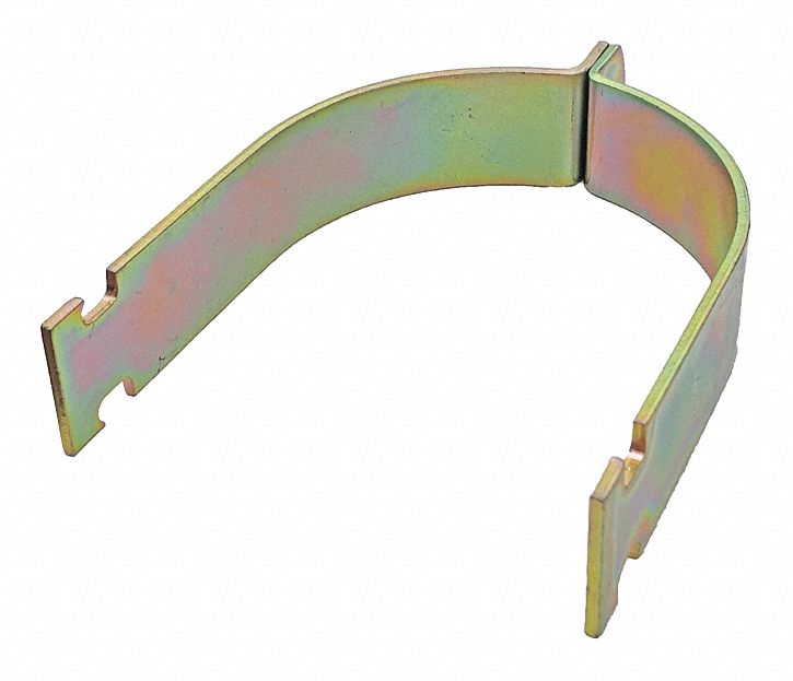 GRAINGER APPROVED Channel Rigid Pipe Clamp, Clamps and Hangers, Steel