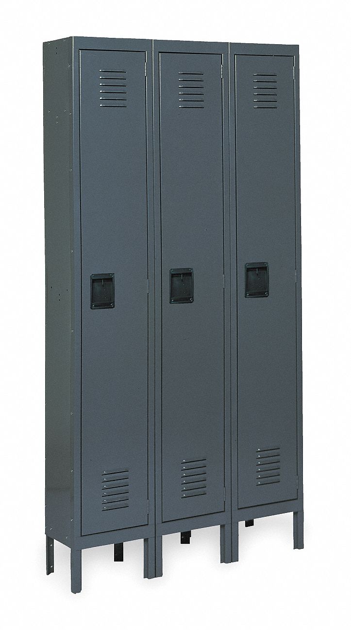 45 in x 18 in x 78 in, Louvered, Wardrobe Locker 2HFJ42HFJ4 Grainger