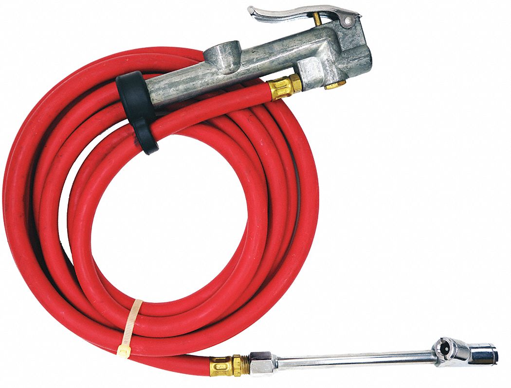 WESTWARD, SingleTire Inflator Gauges, Sight Glass, Dual Head Tire