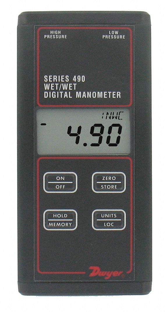 Dwyer 4750FM Mark III Handheld Digital Manometer Transcat, 43 OFF