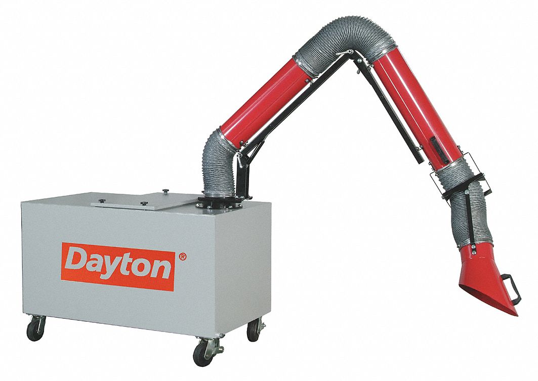 DAYTON Industrial Air Cleaner, Air Flow (CFM) 1100/900/680 2HNT3