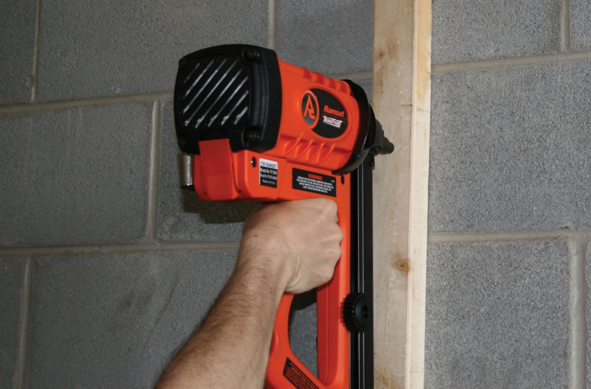 RAMSET Nail Gun Concrete, Sequential, For 0.109 in Nail Shank Dia, 6V