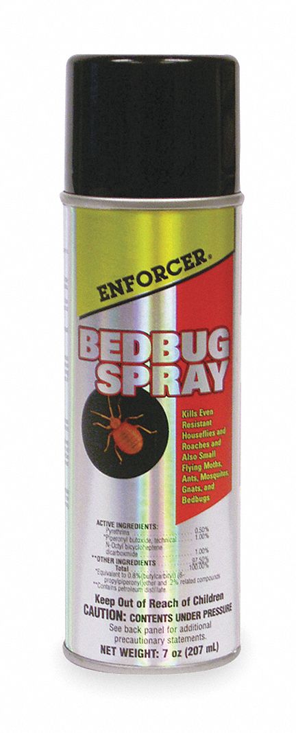 Bed Bug Killer, Aerosol, 7 oz., DEETFree DEET Concentration