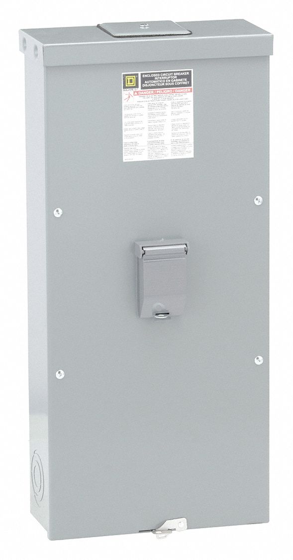 SQUARE D, 3 Spaces, 250 A Amps, Circuit Breaker Enclosure 2JXC6J250R
