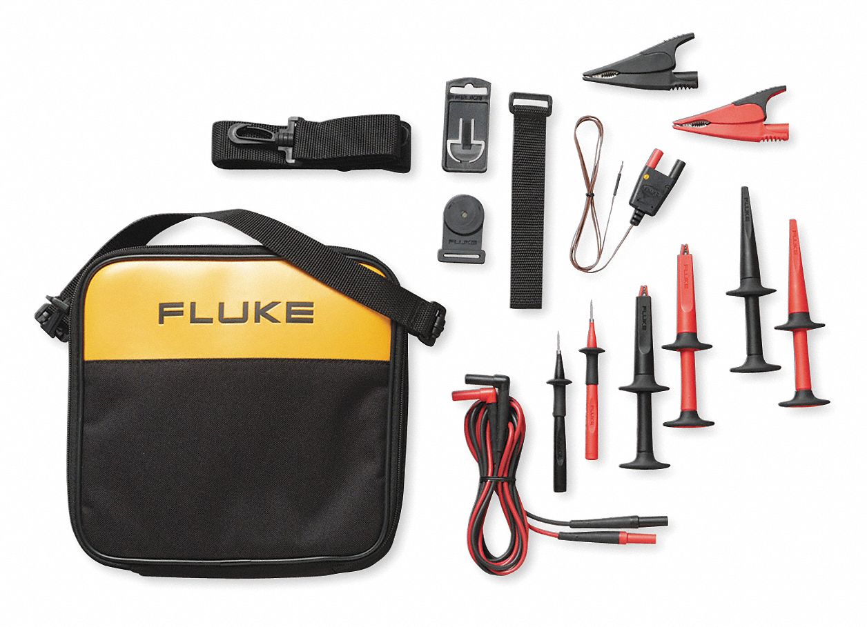 FLUKE 4 ft. 11" Modular Test Lead Kit, CAT IV 600V, CAT III 1000V