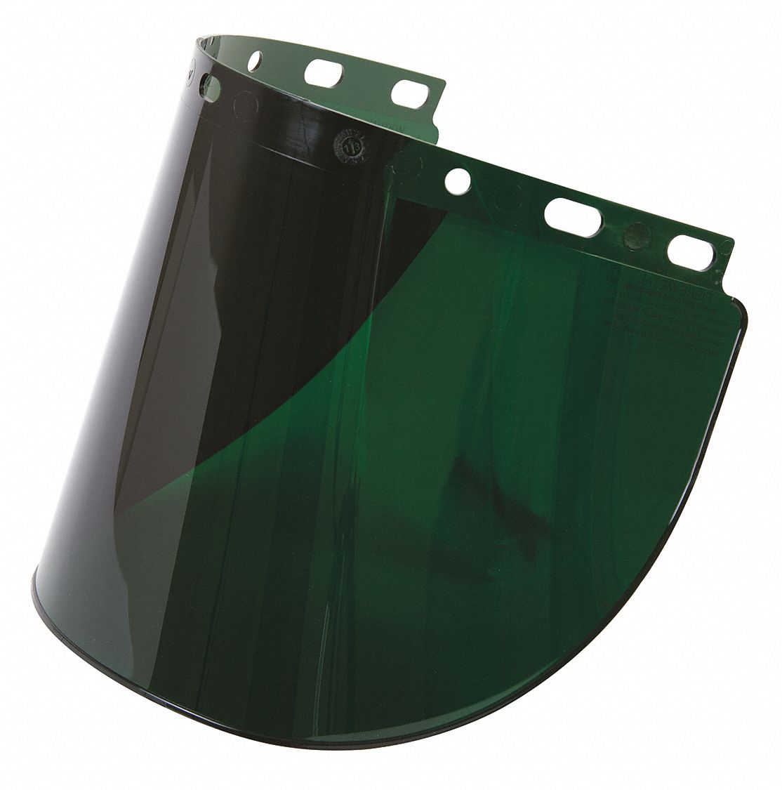 HONEYWELL FIBREMETAL Faceshield Visor Green, Uncoated, Polycarbonate