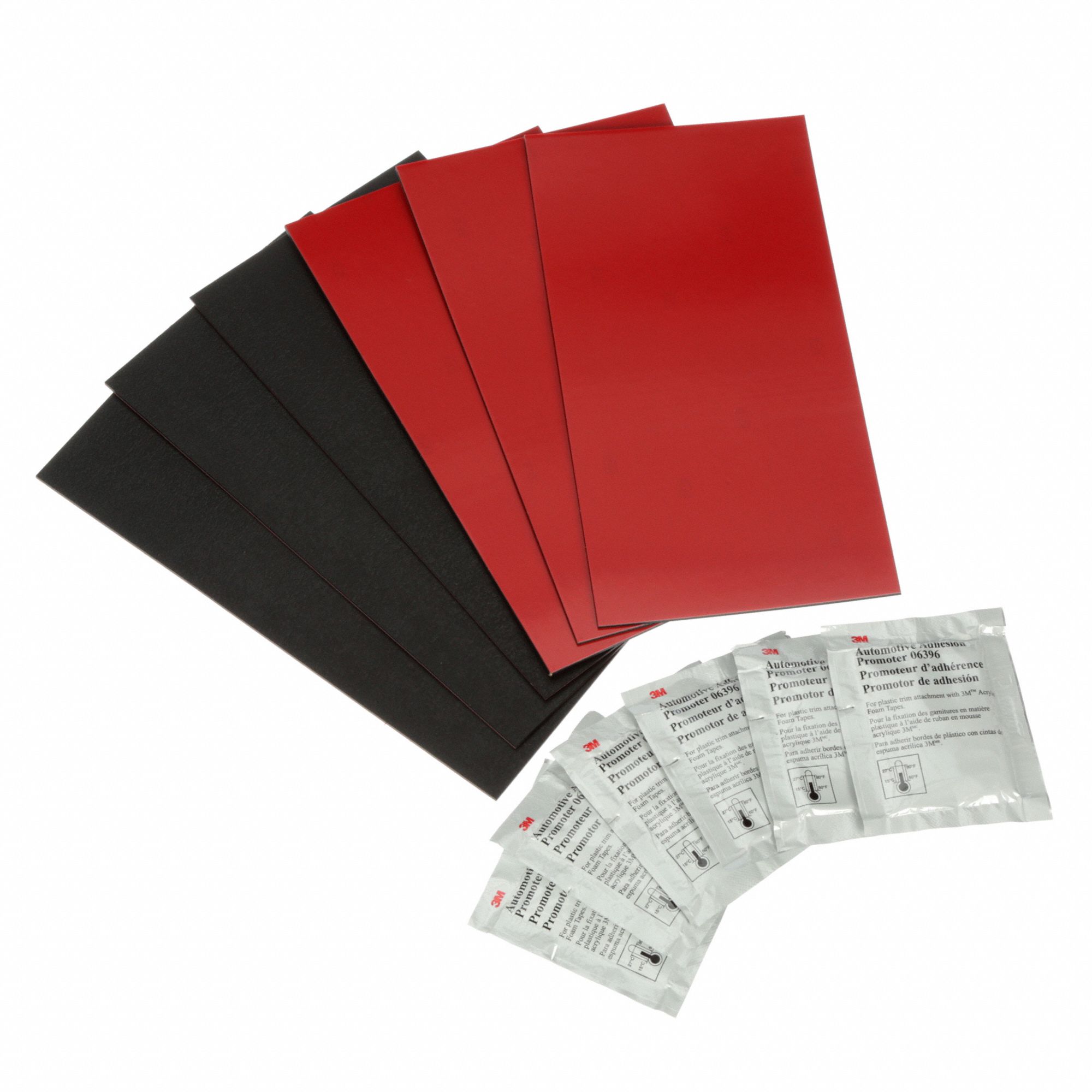 3M EZ Fix Flexible Patch Flex, 4 in x 8 in Size, Black 2KVC15888