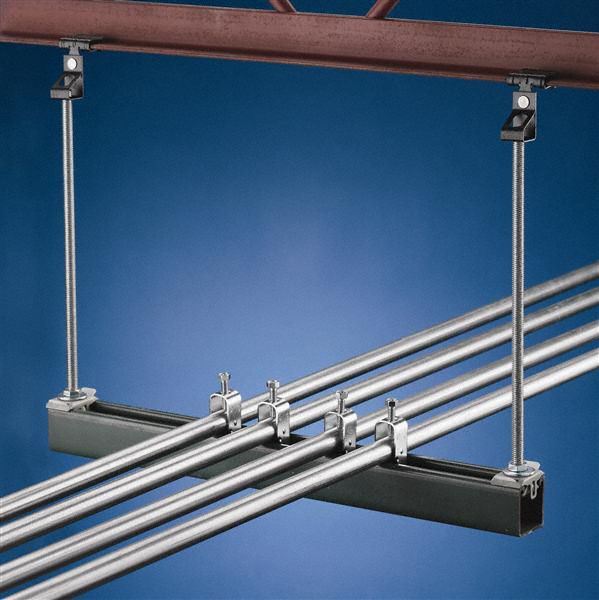 NVENT CADDY Conduit Strut Clamp, Steel, Electroplated Finish, 1 in