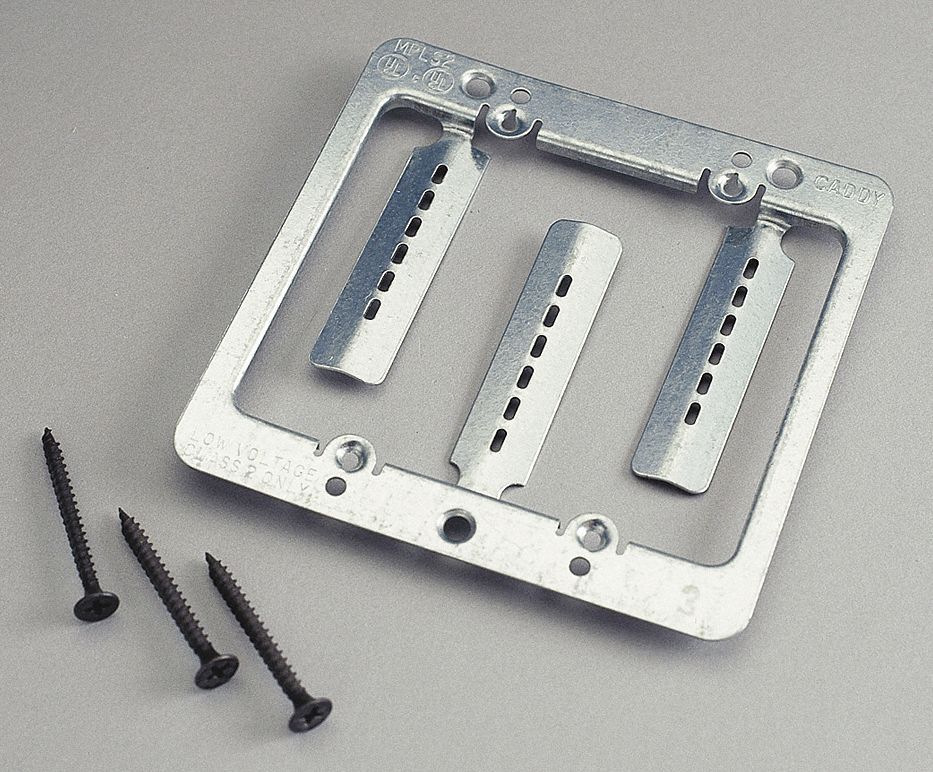 NVENT CADDY Communication Mounting Bracket Steel, Silver, Low Volt