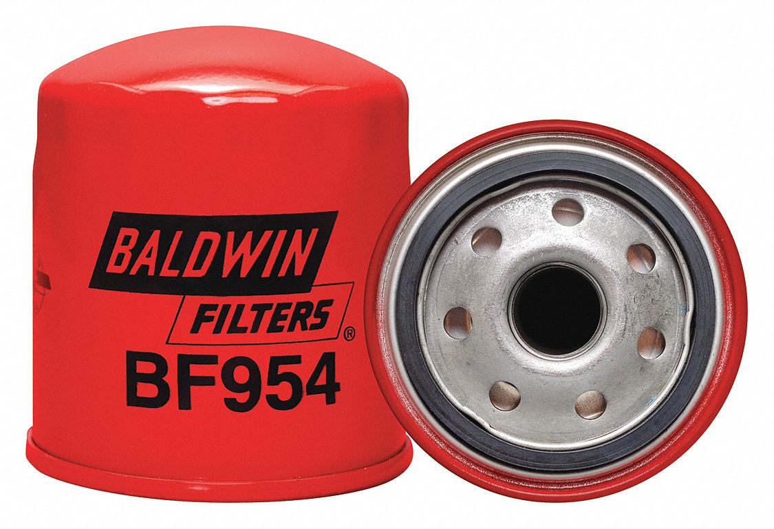 BALDWIN FILTERS Fuel Filter, SpinOn Filter Design 2KXW3BF954 Grainger