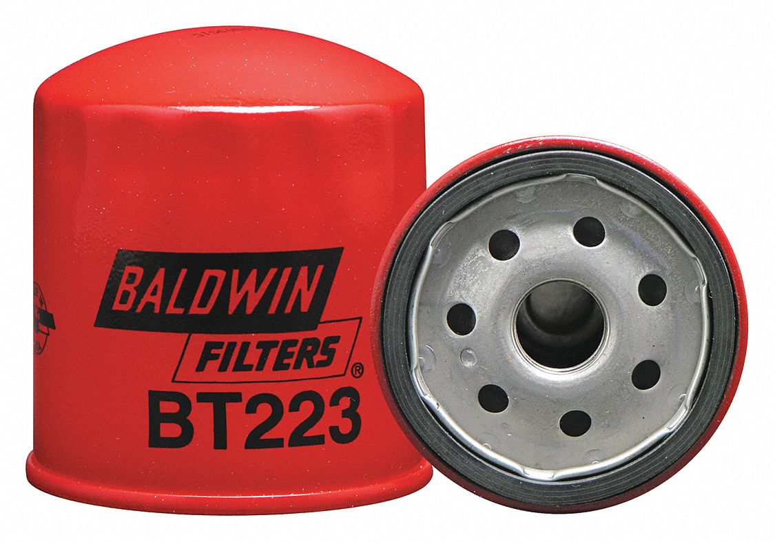 BALDWIN FILTERS SpinOn Oil Filter, Length 3 1/2 in, Outside Dia. 2