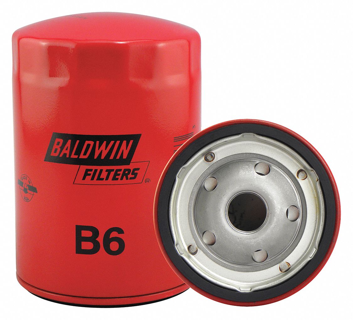 BALDWIN FILTERS SpinOn Oil Filter, Length 5 11/32 in, Outside Dia. 3