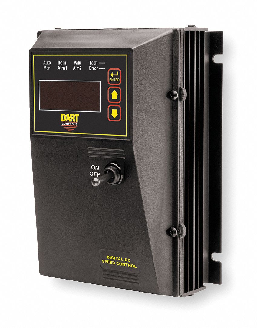 DART CONTROLS DC Speed Control SCR, Enclosed, NEMA 4X, 10 A Max