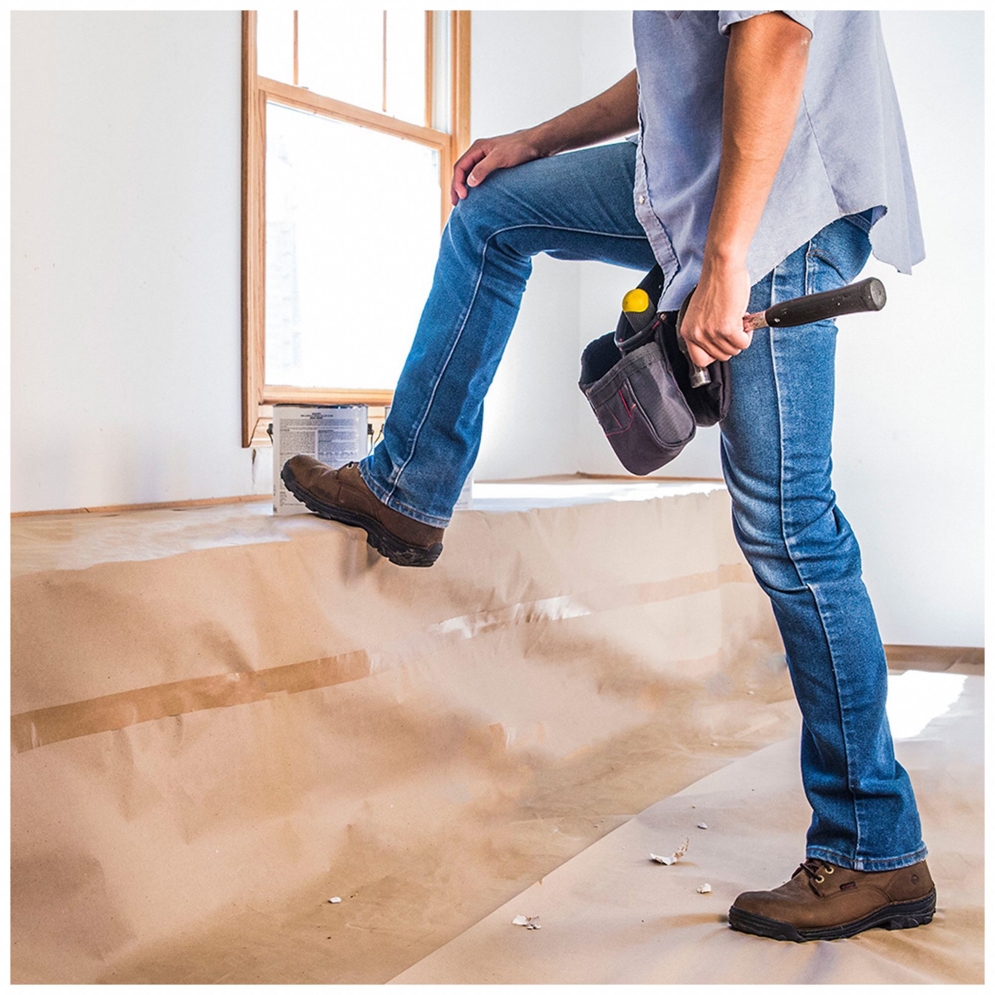 SURFACE SHIELDS Floor Protection Paper Heavy Duty, 7.5 mil Thick, 144