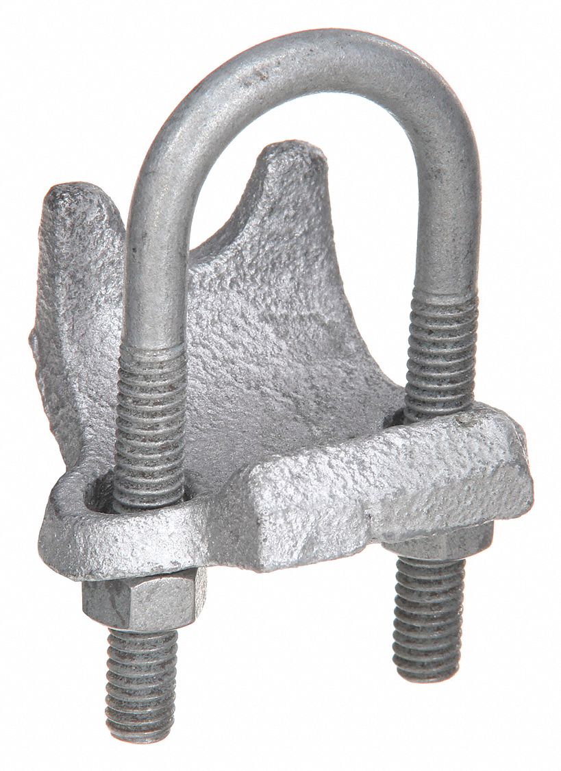 Steel, 3/64 in to 1 5/8 in, Right Angle Conduit Clamp 2LKV1RACC075