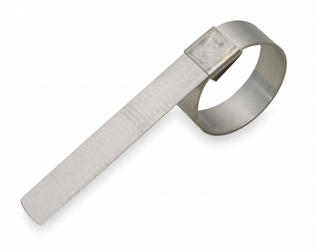 BANDIT Band Clamp 201 Stainless Steel, 1 1/2 in Inside Dia. (In.), 0.
