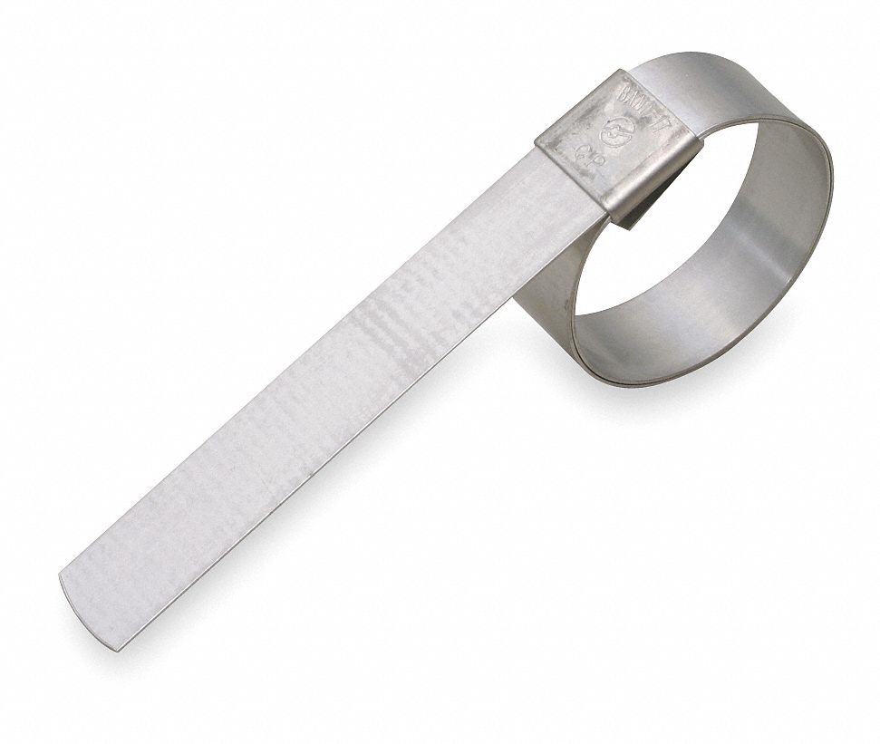 BANDIT 201 Stainless Steel Band Clamp, PK of 10 2LPF8GRP07S Grainger