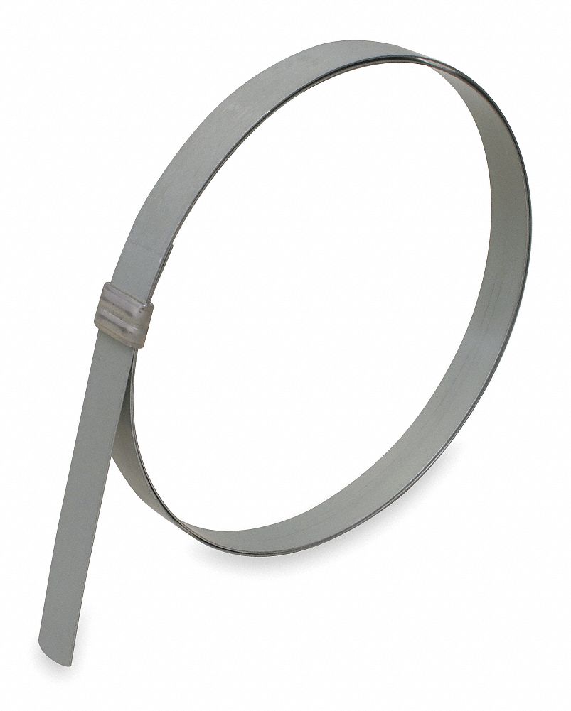 BANDIT, Galvanized Carbon Steel Band Clamp, Galvanized Carbon Steel