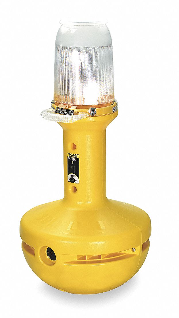 WOBBLE LIGHT Temporary Job Site Light, SelfRighting, Corded (AC