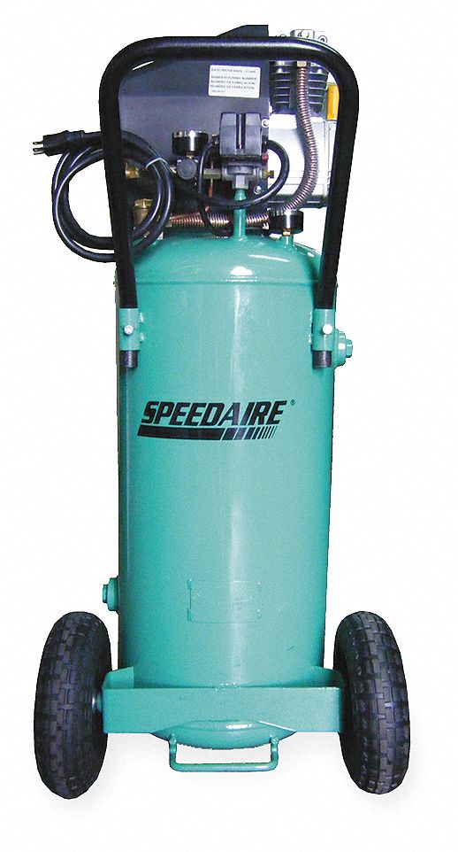 SPEEDAIRE, Oil Lubricated, 20 gal, Portable Air Compressor 2MLW4