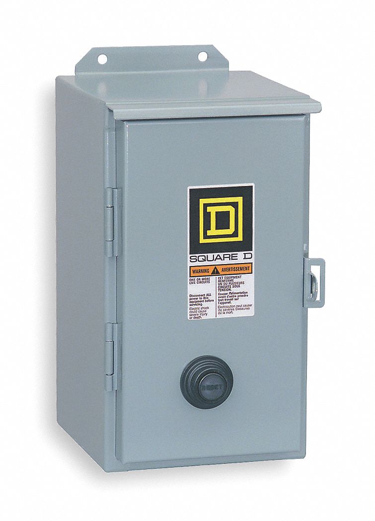 SQUARE D NEMA 12 NEMA Motor Starter Enclosure for 2 to 4 Pole 8502SD