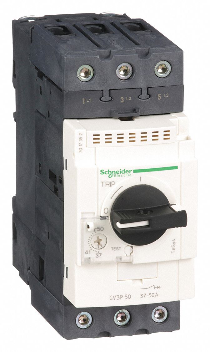 SCHNEIDER ELECTRIC Rotary Knob Manual Motor Starter, No Enclosure, 37