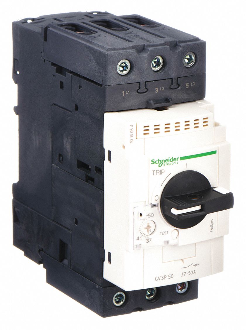 SCHNEIDER ELECTRIC Rotary Knob Manual Motor Starter, No Enclosure, 37