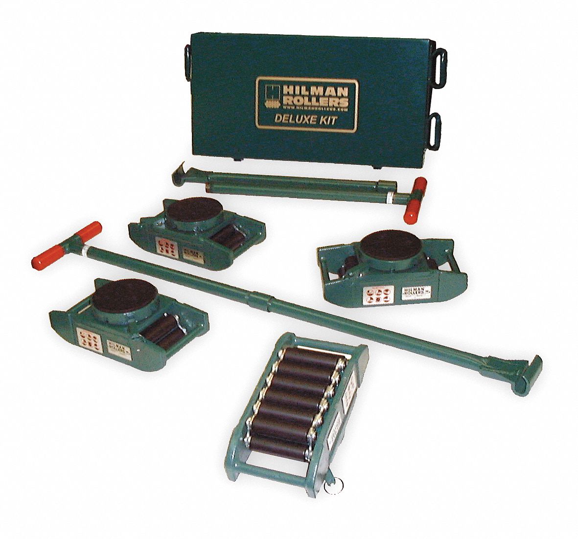 HILMAN ROLLERS Equipment Roller Kit, 48, 000 lb., Swivel 2MWK8KNRS