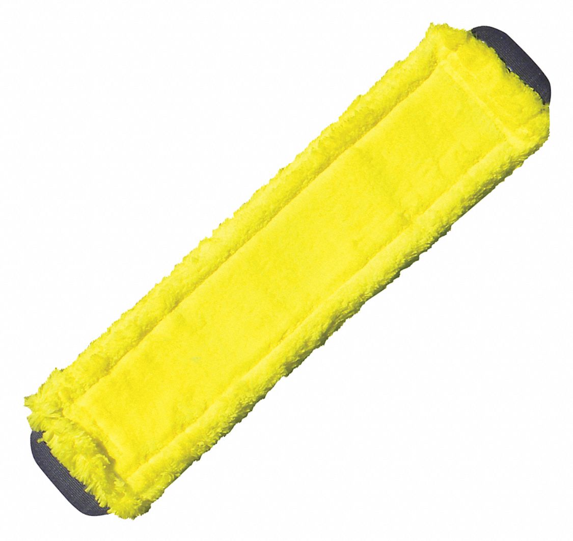 UNGER, Microfiber, Tabs/Pockets Connection, Flat Mop Pad 2MXA6MM40Y