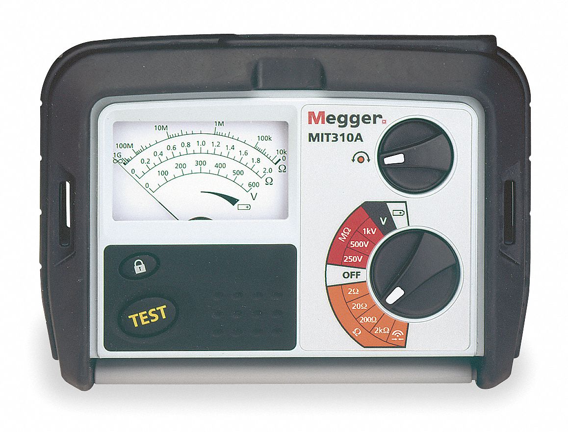 MEGGER Analog Battery Operated Megohmmeter; Insulation