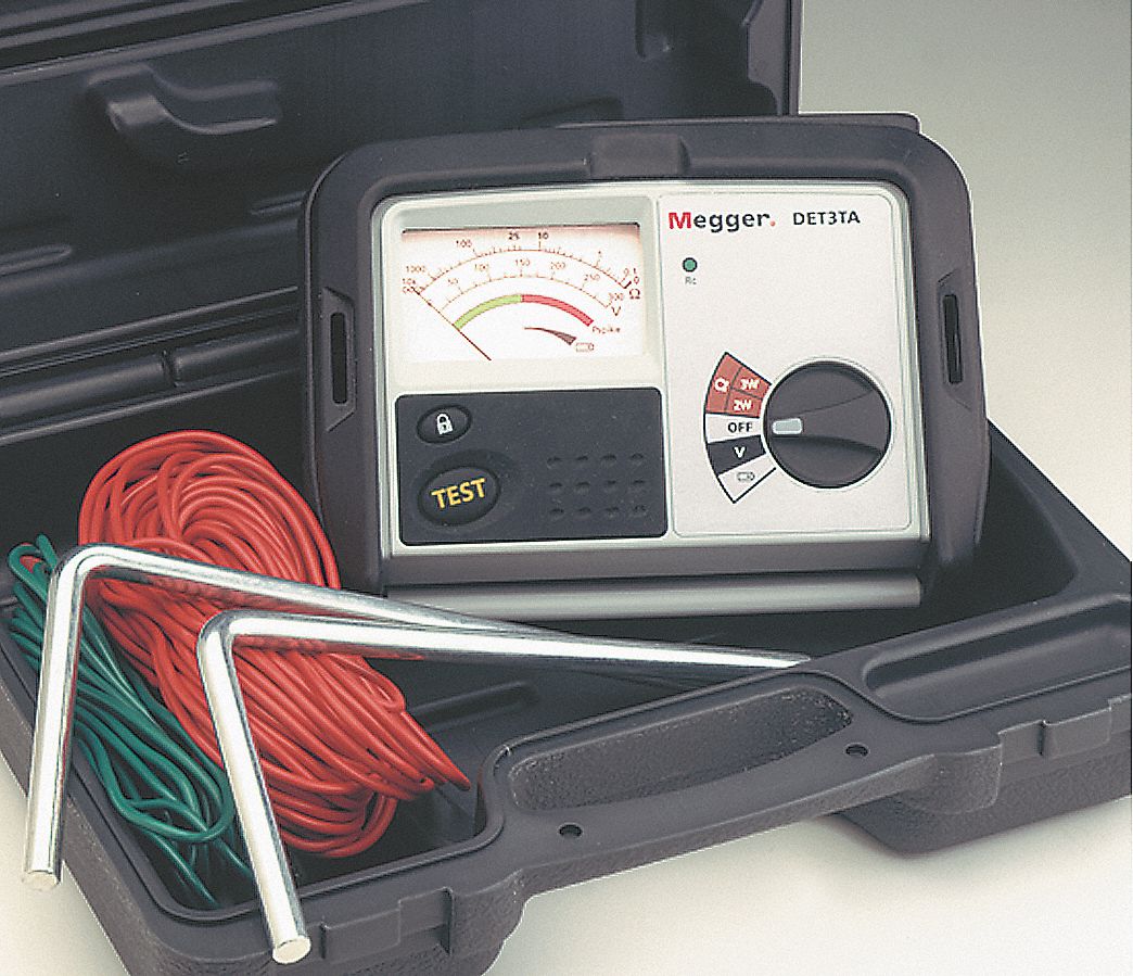 Earth Ground Tester,128 Hz,100VAC Grainger