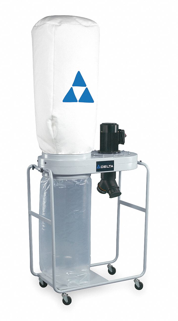 DELTA Dust Collector, 1.5 hp, 115/230v, 1200 CFM - 2NEP8|50-760 - Grainger