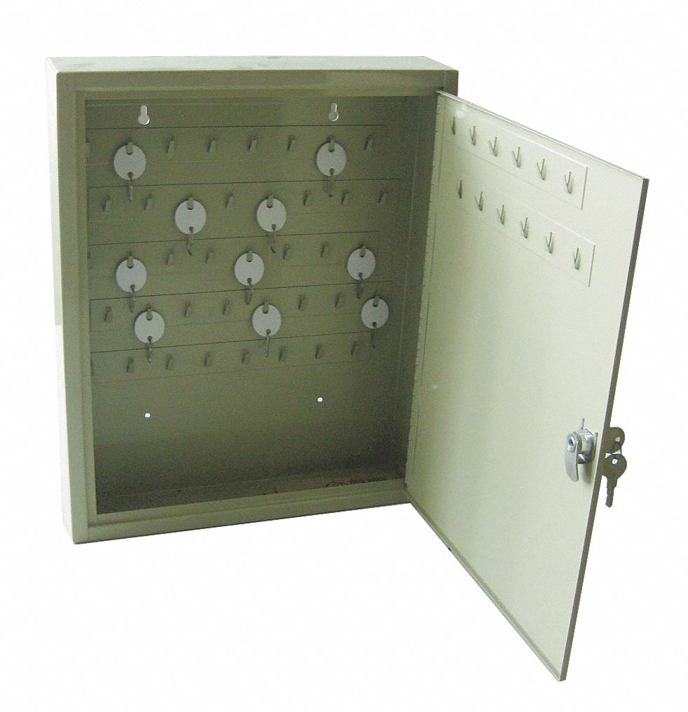 with Cam Lock, 62 Key Capacity (Units), Key Control