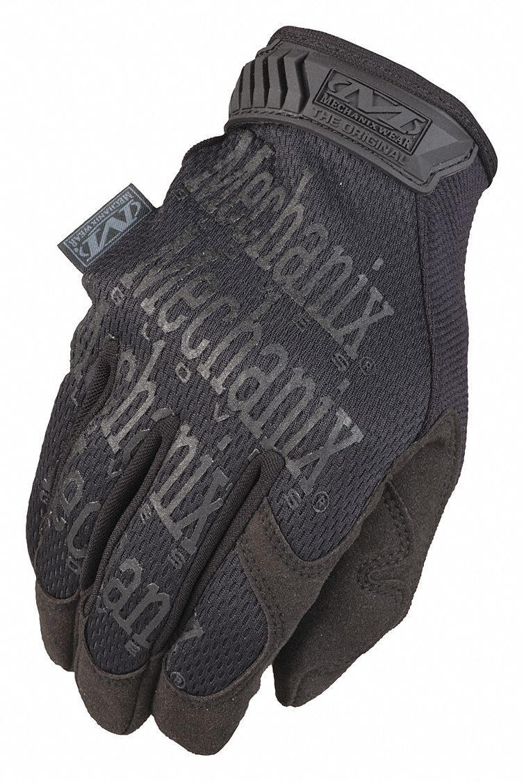 MECHANIX WEAR Tactical Glove, Synthetic Leather Palm Material, M, Black
