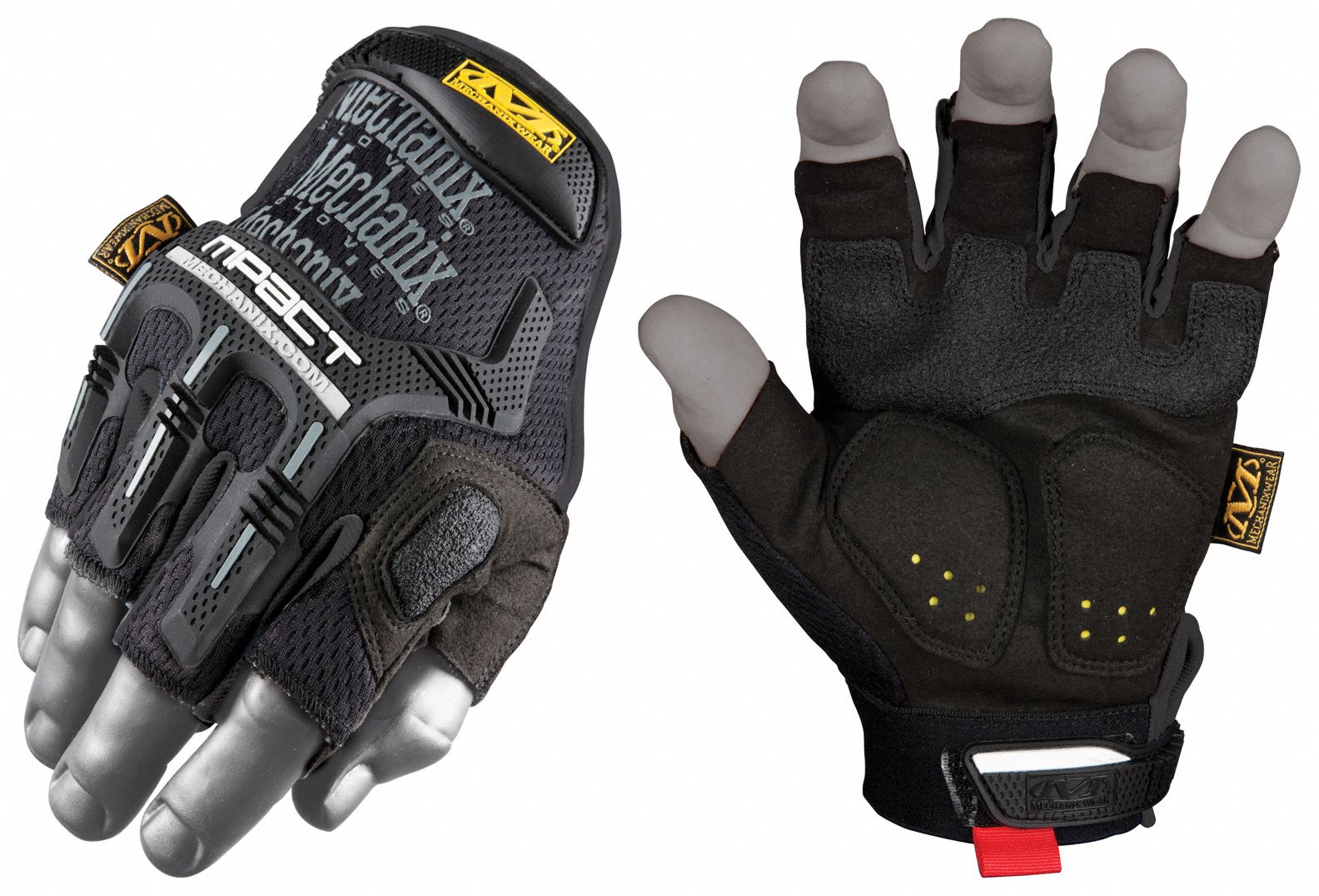 MECHANIX WEAR AntiVibration Gloves, XL/2XL, Black, PR 2NPU6MFL05