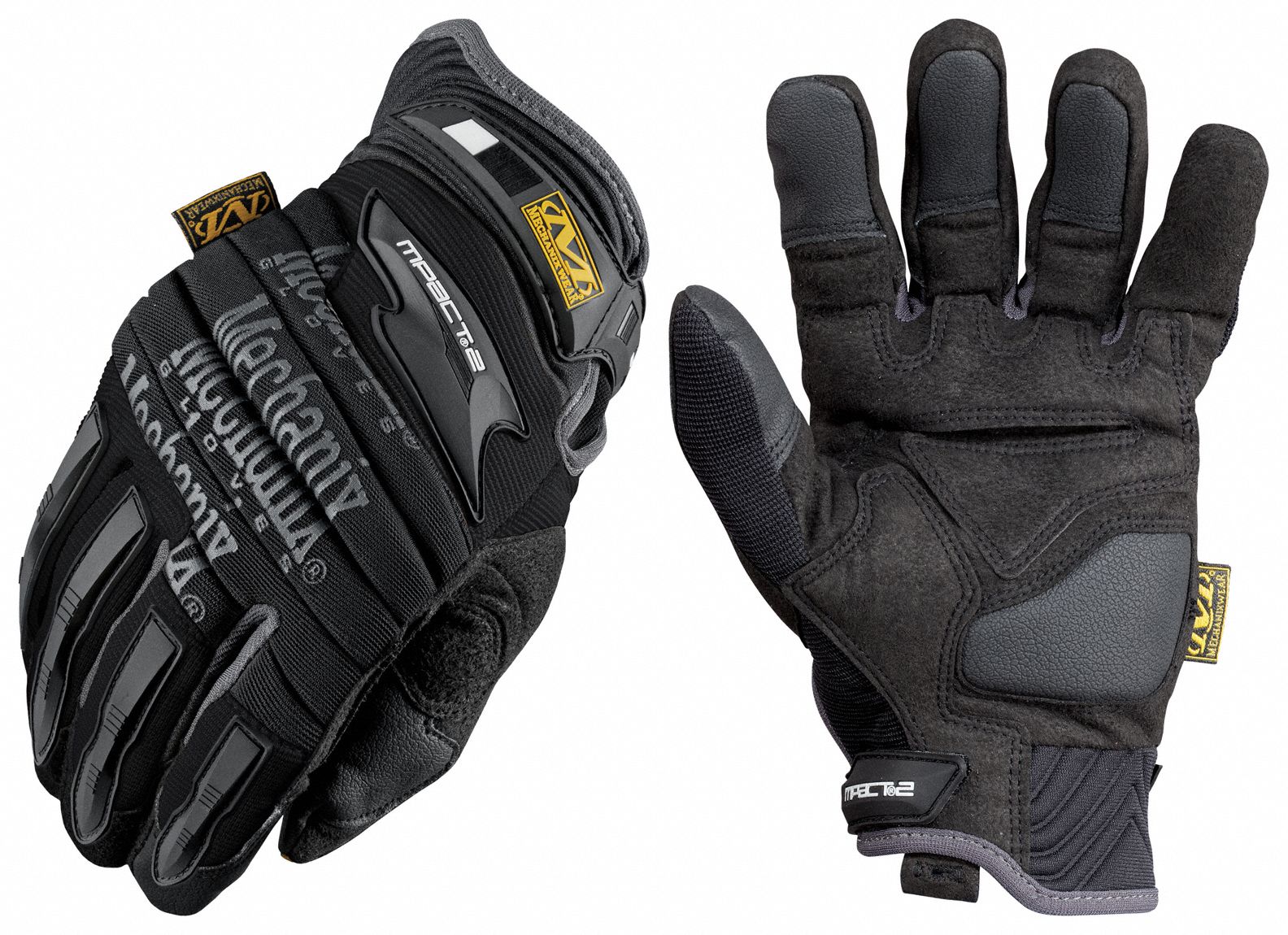 MECHANIX WEAR AntiVibration Gloves, XL, Black, PR 2RYK1MP205011