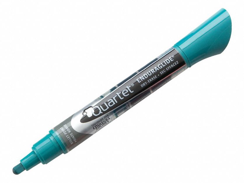 QUARTET Dry Erase Markers Bullet, Capped, Black/Blue/Green/Red