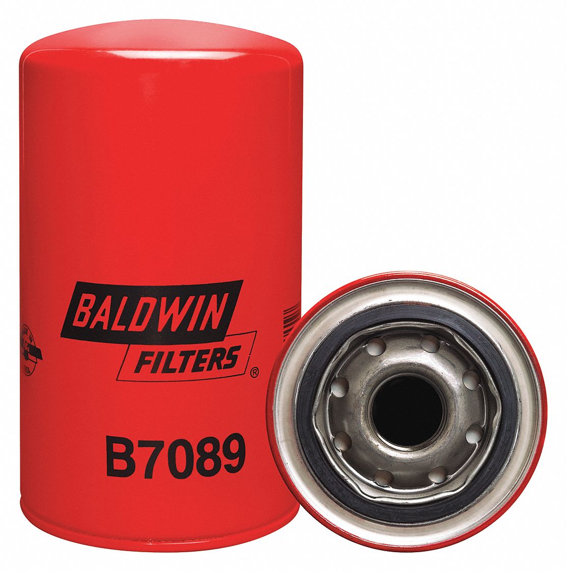 BALDWIN FILTERS, 1" Thread Size Automotive Filters, 6 5/8 in Lg, Oil
