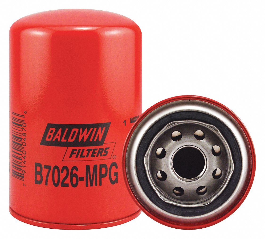 BALDWIN FILTERS, Hydraulic Fluid, M242.0 Thread Size, Hydraulic Filter