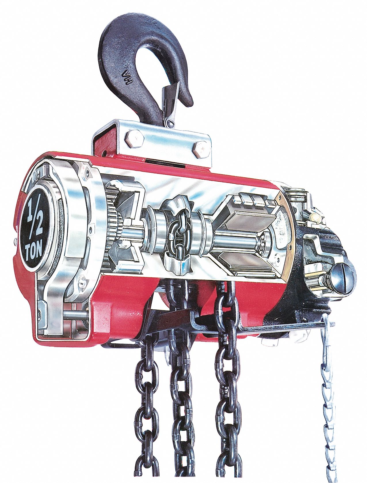 INGERSOLLRAND/ARO Air Chain Hoist,1100 lb. Cap.,10 ft. Lft 2NY387756E1C10C6S Grainger
