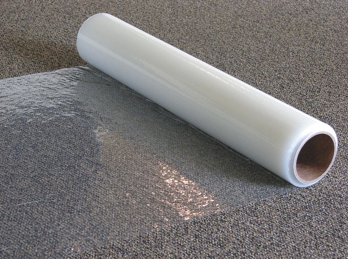 PLASTICOVER Carpet Protection Film, 200 ft Length, 36 in Width, Linear