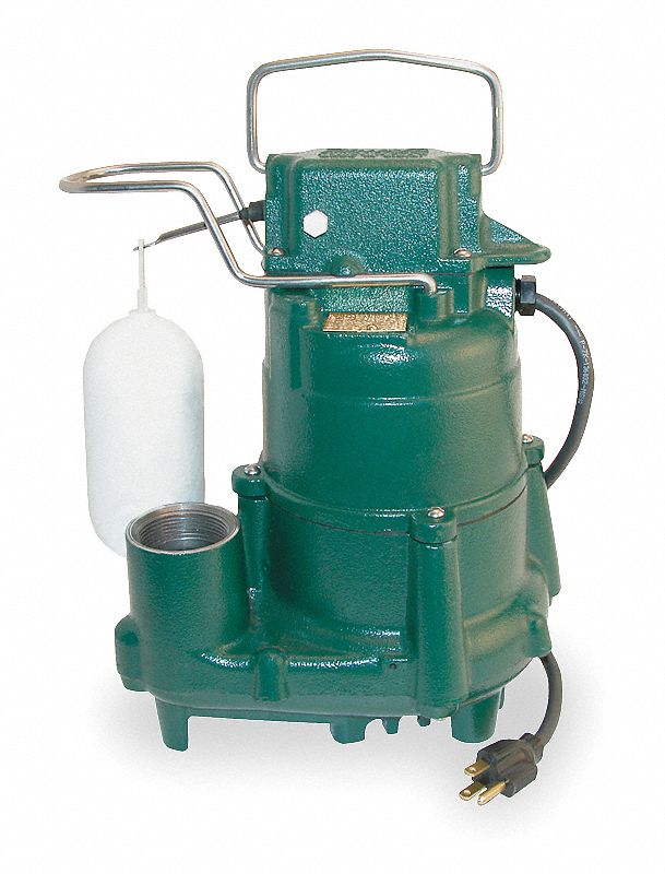 ZOELLER, 1/2, Vertical Float, Submersible Sump Pump 2P550980077
