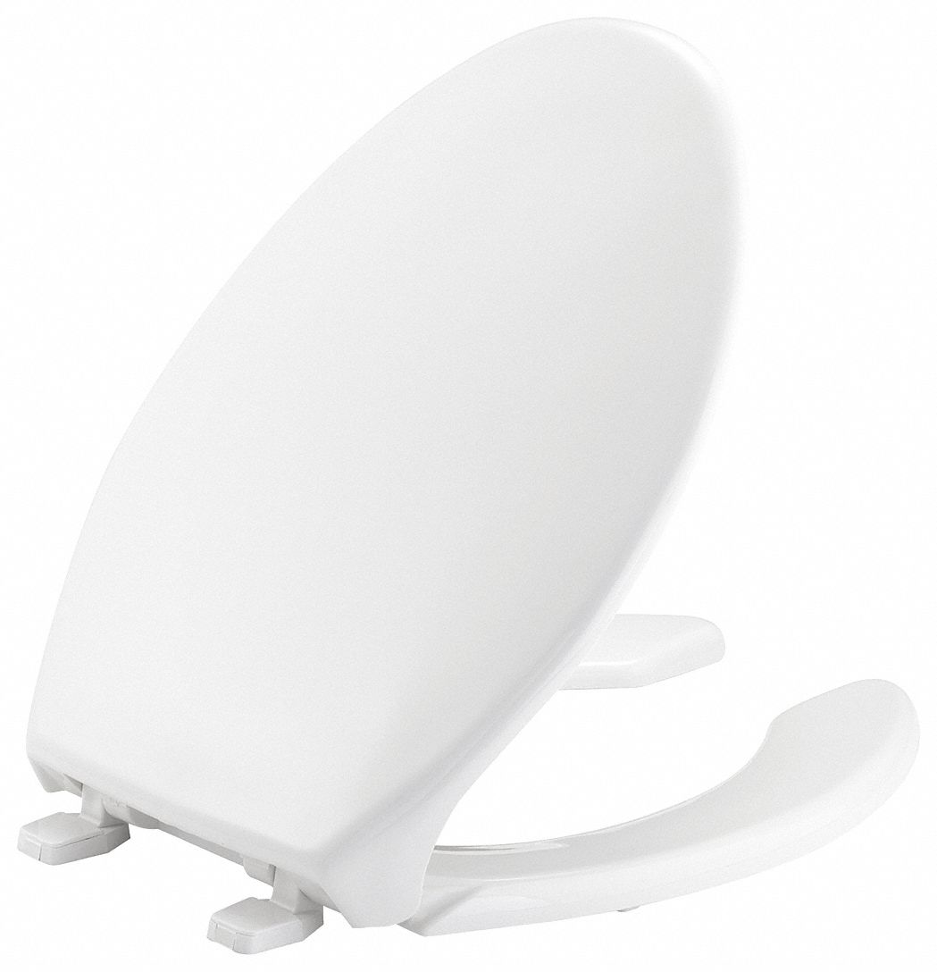 White, Plastic, Toilet Seat 2P8911950000 Grainger