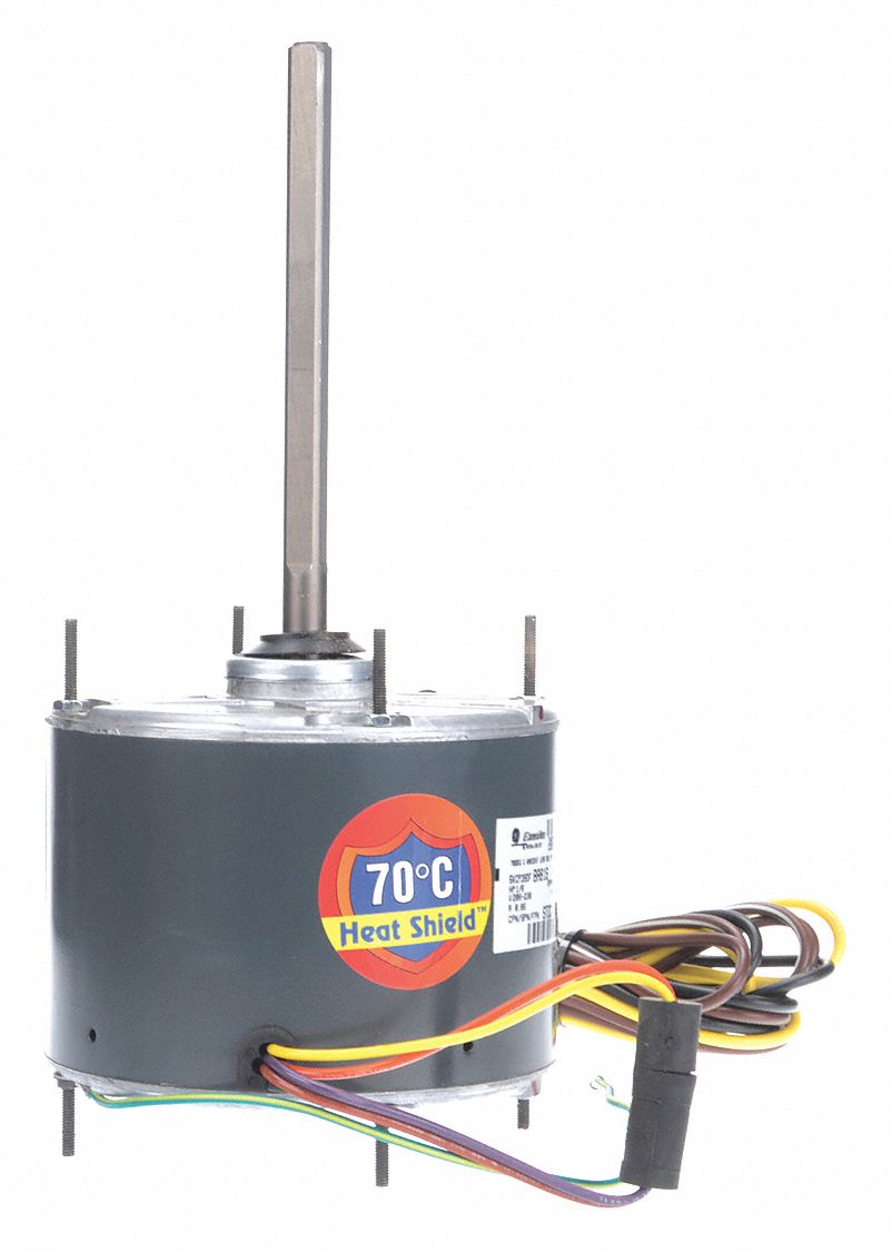 GENTEQ 1/4 HP Condenser Fan Motor,Permanent Split Capacitor,1625