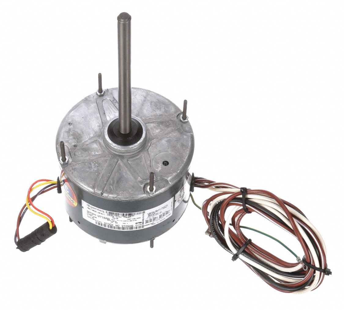 GENTEQ Condenser Fan Motor, 1/6 HP, Permanent Split Capacitor