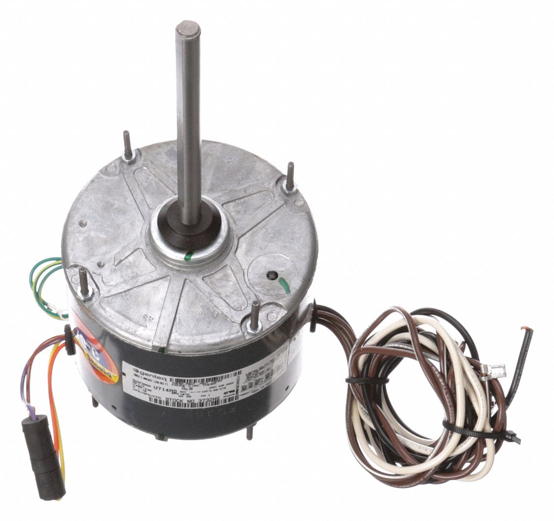 GENTEQ Condenser Fan Motor, 1/4 HP, 1075 rpm, 60Hz 2PRA53732HS Grainger