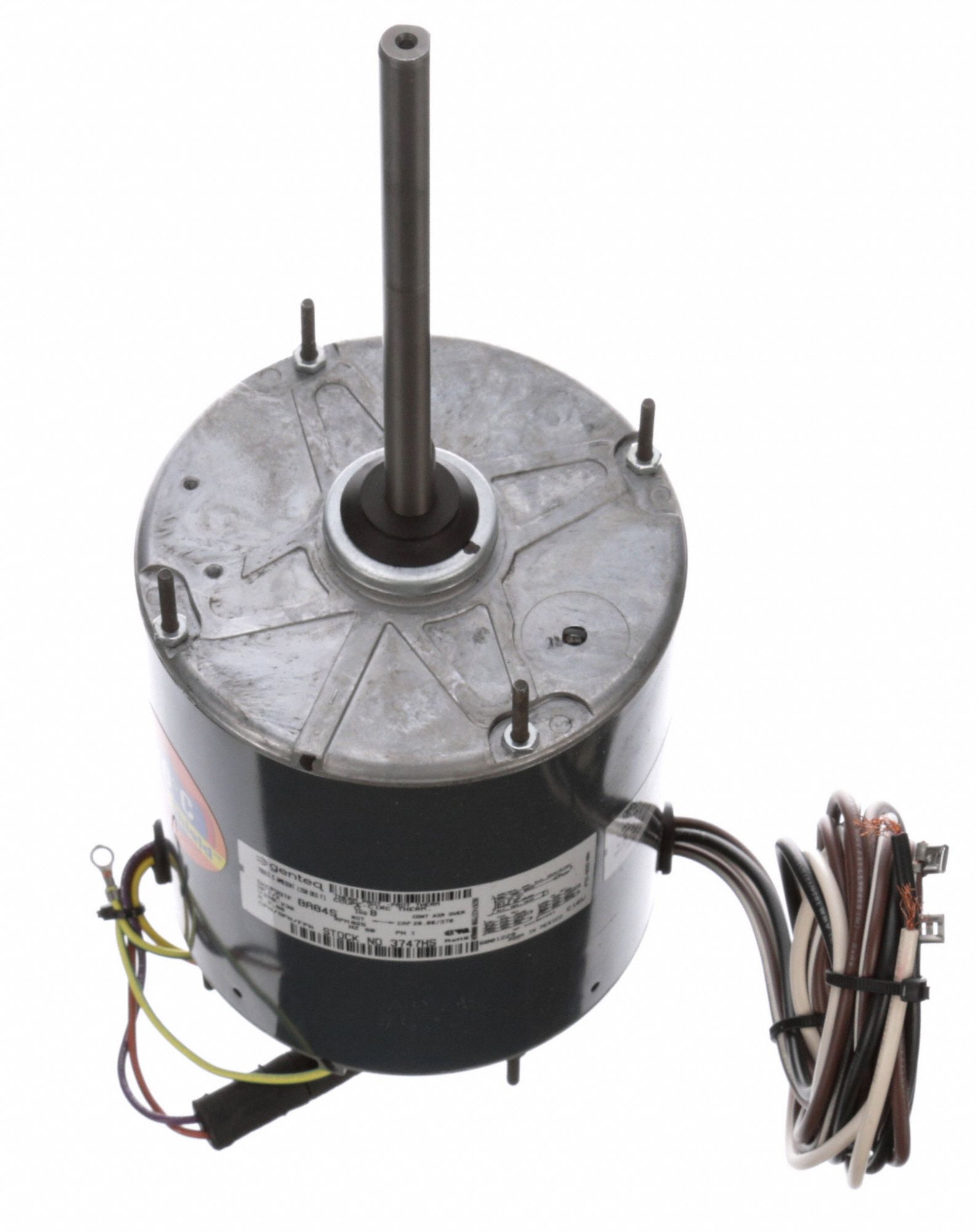GENTEQ 1/2 HP Condenser Fan Motor,Permanent Split Capacitor,825
